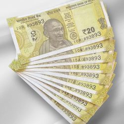 RS 20/- India Banknote Latest Issue Number Repeater 893893 x 10 GEM UNC Unique and Rare