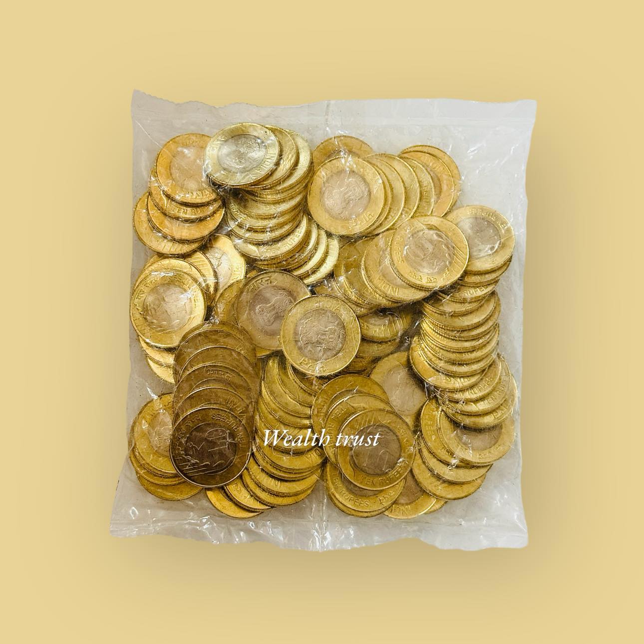 Rs 10 Rupee Definitive Issue Mumbai 2021 Extremely Unique and Rare Limited Issue Seal Pouch RBI