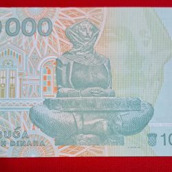 Alternative view of CROTIA COUNTRY 100000 DINARA GEM UNC CONDITION