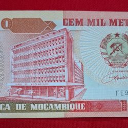 MOCAMIQUE COUNTRY 100000 METICAIS GEM UNC CONDITION