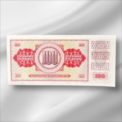Yugoslavia 100 Dinara GemUnC Bank note ending 786 Collectable Series Unique and Rare