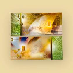 Turkey Karatbar 0.1 Gram Polymer 999 Pure Gold NMR Gold Issue GEM UNC Unique and Rare