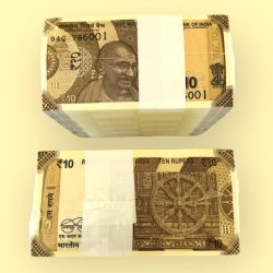 Rs 10 India 786001 TO 787000 India Banknote Gem Unc Serial Brick Extremely Unique and Rare 2024 Inset "E" Issue RIM