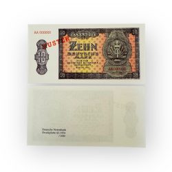 Germany 10 ZEHN DEUTSCHE MARK Banknote AA 000000 German Specimen