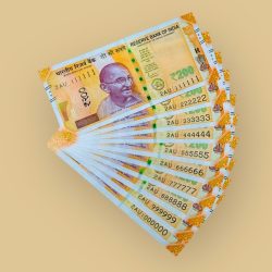 Rs 200/- India Banknote 10 Note Solid Set Gem Unc 111111 to 1000000 SAME PREFIX Latest Issue Unique and Rare