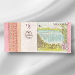 Alternative view of Angola 10 Kwanza UnC Bank note ending 786 Collectable Series Unique and Rare