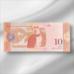 Venezuela 10 Bolivares GemUnC Bank note ending 786 Collectable Series Unique and Rare