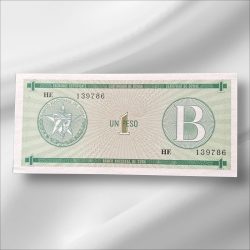 1 PESO Gem UnC Bank note ending 786 Collectable Series Unique and Rare