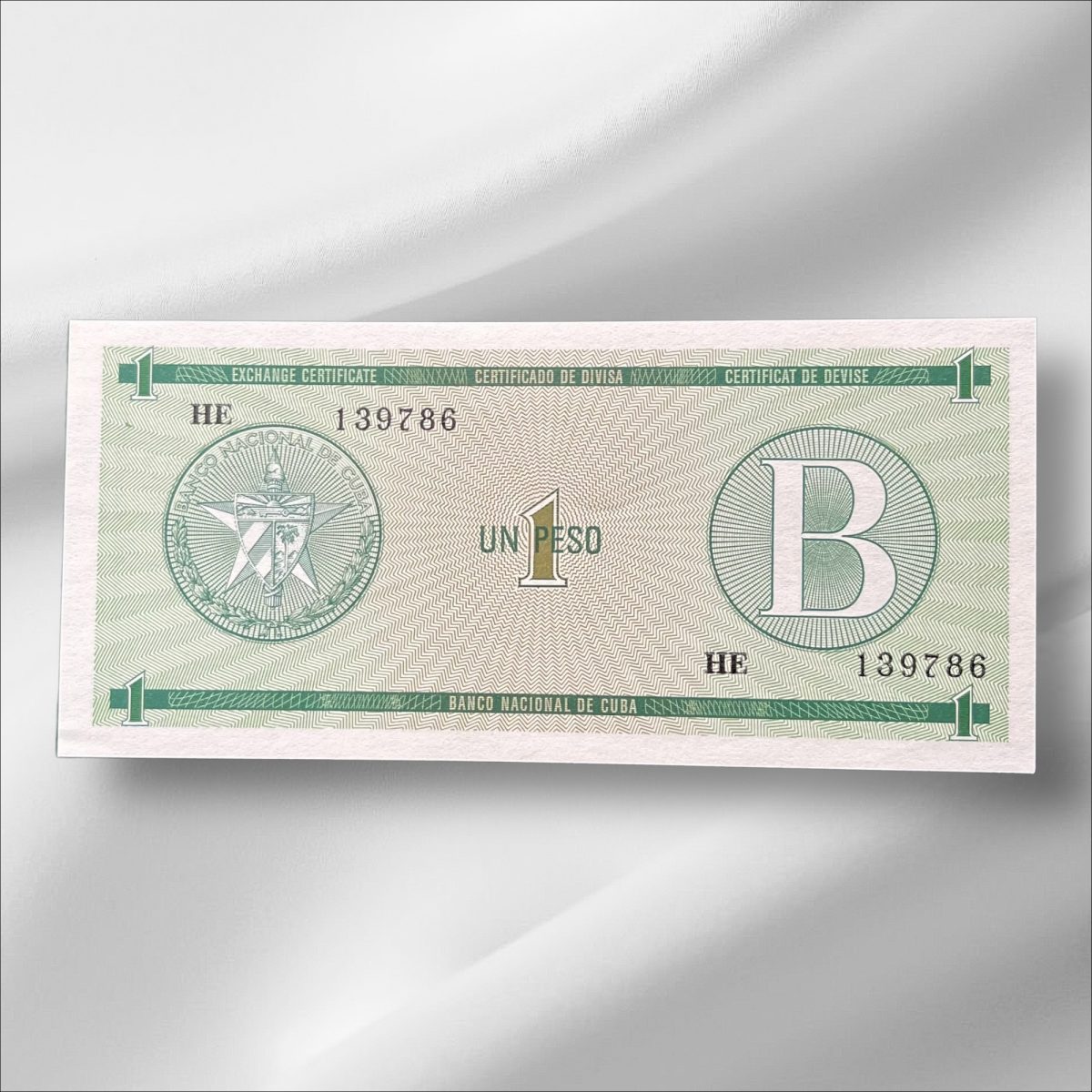 1 PESO Gem UnC Bank note ending 786 Collectable Series Unique and Rare