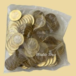 Rs 10 RBI 100 Coin Seal 75 Year Of Independence Packet Republic India Issue 2022 Mumbai Mint