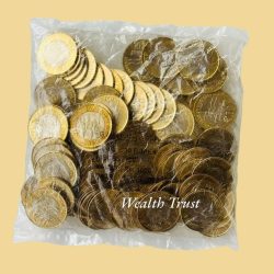 Rs 10 RBI 100 Coin Seal 75 Year Of Independence 100 Coin Packet Issue 2022 Hyderabad Mint Star Mark