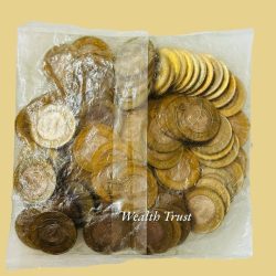 Rs 10 RBI Seal 100 Coin Pouch 60 Years Coir Board Issued in 2013 Mumbai Mint Rare and Unique