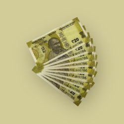 Rs 20 India Banknote Holy Solid Number 100786 to 900786 Gem Unc Unique and Rare