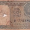 Republic India 1 Rupee 1951 K G Ambegaonkar Signed Note #5