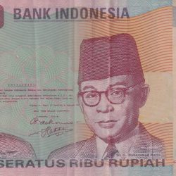 Indonesia 100 000 Rupiah Rare Polymer Note #b-2
