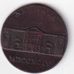 1794 United Kingdom ½ Penny Middlesex - Newgate / Symonds Rare Coin #A-227