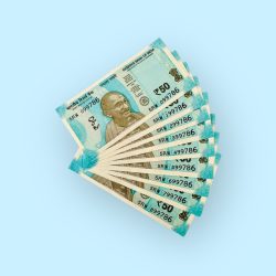 Rs 50/- India Banknote Solid Set Gem Unc 099786 to 899786 SAME PREFIX Latest Issue Unique and Rare