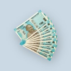 Rs 50/- India Banknote Solid Set Gem Unc 111420 to 999420 SAME PREFIX Latest Issue Unique and Rare