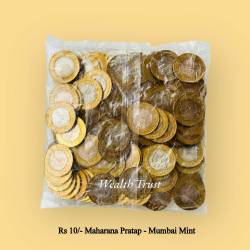 Rs 10 Maharana Pratap 100 Coin RBI SEAL Packet Republic India Commemorative Issue Mumbai Mint