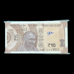 RS 10/- India Banknote Serial Packet SHARUKHKHAN DOB GEM UNC Unique and Rare