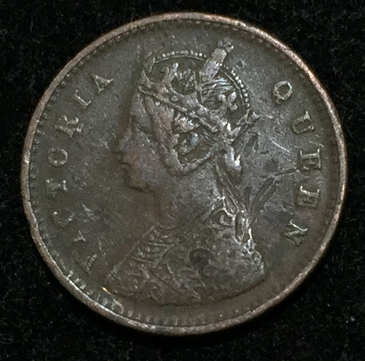 1882 India - British 1⁄12 Anna - Victoria coin Lowest Price #A-190