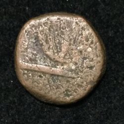 Rare Sikh Empire of 1 Paisa 1828 Ranjit Singh Amritsar Mint Coin #A-210