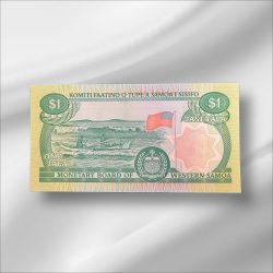 Alternative view of WESTERN Samoa 1 Tala Bank note ending 786 Collectable Series Unique and Rare