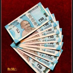 Rs 50/- India Banknote Solid Set Gem Unc 001100 to 009900 Latest Issue Unique and Rare