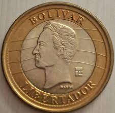 Alternative view of Venezuela, 1 Bolivar, 2009, Bimetal, UNC Condition.