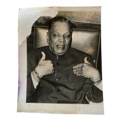 P104 - INDIA original vintage photograph Political Series Unique and Rare