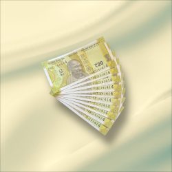 Rs 20 India Banknote TRIPLING Number 10 Note Set Number 141414 Gem Unc Very Unique and Rare