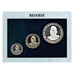 Alternative view of Loknayak Jayaprakash Narayan (PROOF 3 coin Set) Mumbai MiNT