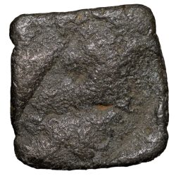 Alternative view of Lead Coin of Vidarbha Region (2nd Cen. BC) with Traces of Brahmi Legends
