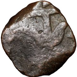 Copper Low Weight Paisa of Bhonsala Raja's of Nagpur (17th - 18th Cen. AD) from Anjangaon Unlisted New Variety