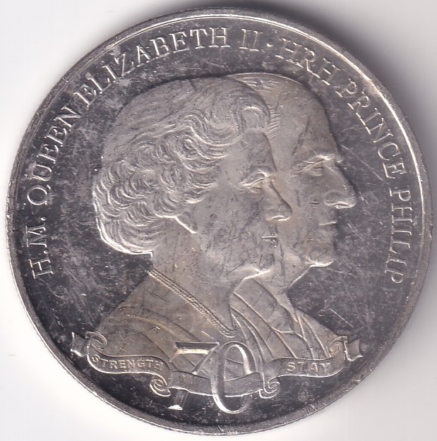 Gibraltar One Crown Copper Nickel Coin #4