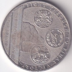 Gibraltar One Crown Copper Nickel Coin #8