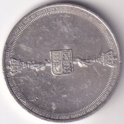 Gibraltar One Crown Copper Nickel Coin #11