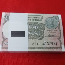 ONE RUPEES PACKIT STARTING 420 NUMBER AND ENDING 214 NUMBER