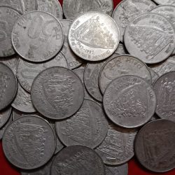 50 fifty Paise Rs Rare Coin Dandi Yatra Coin 50 Th year of Independence Day Calcutta Mint 54 Pcs Given