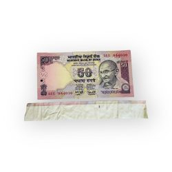 Rs 50 White Stripe Error previous issue Very Unique and Rare