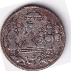 Alternative view of RAM DARBAR SILVER TOKEN OLD VARY RARE 100% ORIGINAL TOKEN #A-259
