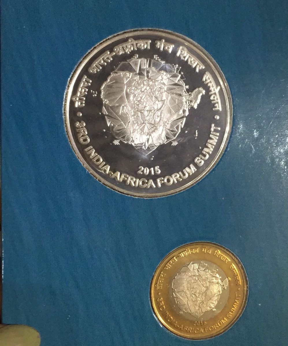 3rd India- Africa forum Summit ( Unc 2 Coins set) kolkatta mint - Image 4