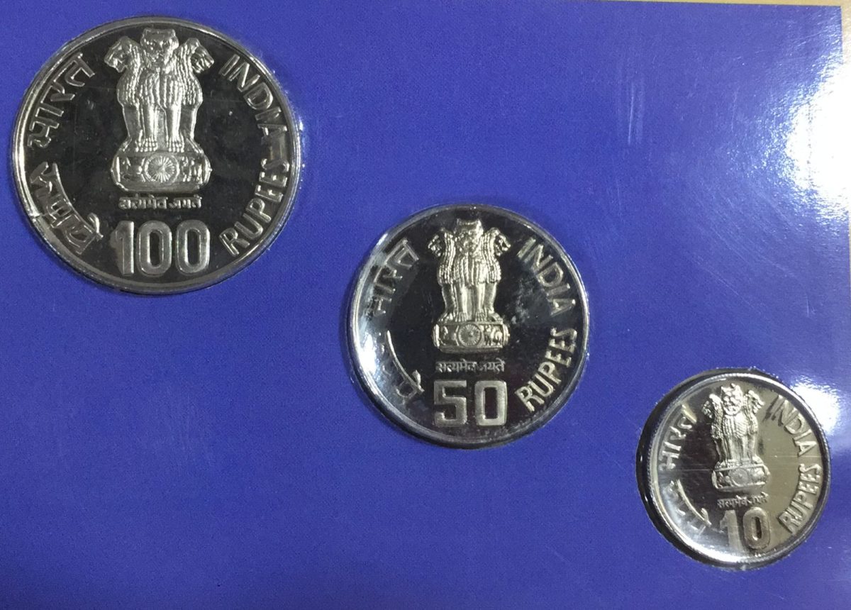 2001 Silver Proof Set Dr. Syama Prasad Mookerjee (PROOF 3 COINS SET) Kolkata Mint. - Image 5