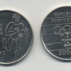 Portugal, 1988, 200 Escudos, Olympic Games in Barcelona, KM #662, UNC Condition.