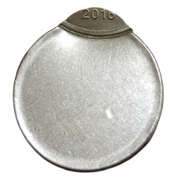 2 Rupees Fss Floral Issue Year 2016 Vertical MASSIVE OFF CENTER Error High Collectable Grade.