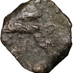 Alternative view of Copper Low Weight Paisa of Bhonsala Raja's of Nagpur (17th - 18th Cen. AD) from Anjangaon Unlisted New Variety