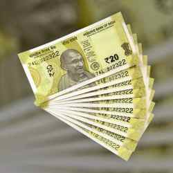 RS 20 INDIA BANK NOTE SEMI FANCY 10 NOTE SAME NUMBER SETS 322322 UNIQUE AND RARE