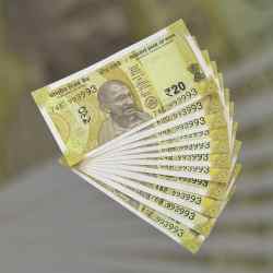 RS 20 INDIA BANK NOTE SEMI FANCY 10 NOTE SAME NUMBER SETS 993993 UNIQUE AND RARE