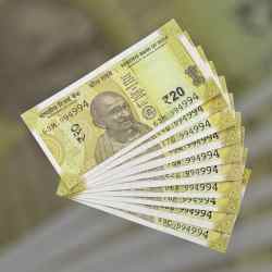 RS 20 INDIA BANK NOTE SEMI FANCY 10 NOTE SAME NUMBER SETS 994994 UNIQUE AND RARE