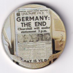 United Kingdom, Gibraltar 1 Crown 2020 Commemorative issue Rare Coloured Coin #M-46